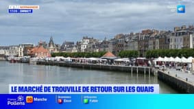 Trouville-sur-Mer: le marché fait son grand retour sur les quais, les commerçants ravis 