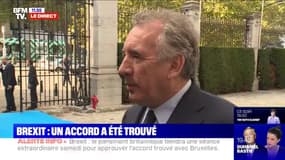 François Bayrou sur le brexit: "J'ai tout à fait confiance en ce que le Parlement britannique peut faire dans des circonstances graves"