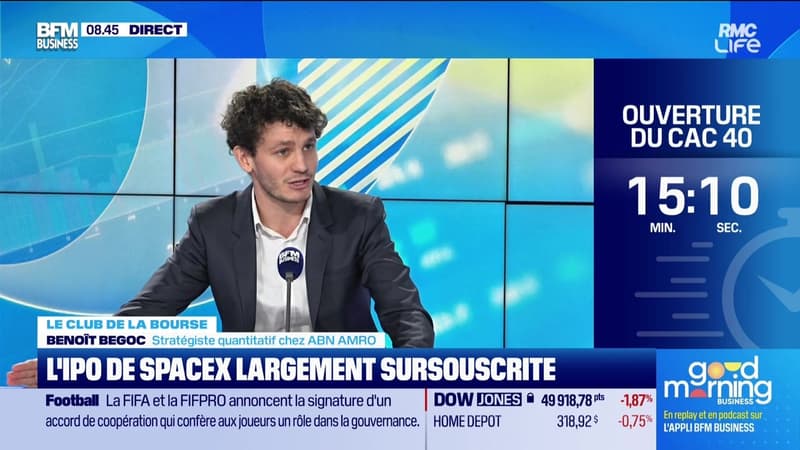 Le club de la Bourse : L'IPO de SpaceX largement souscrite - 11/06