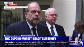 Éric Dupond-Moretti dénonce "un mensonge éhonté" de Sandrine Rousseau sur le classement sans suite des violences faites aux femmes