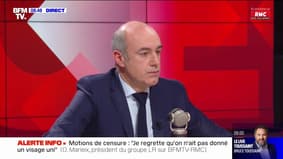 Olivier Marleix (LR): "Monsieur de Courson s'est prêté en alibi d'un mariage contre nature entre l'extrême gauche et le Rassemblement National"