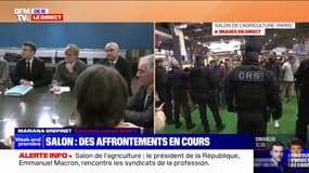 Salon de l'agriculture: les CRS sont en train de se déployer après des heurts entre des manifestants et le service d'ordre