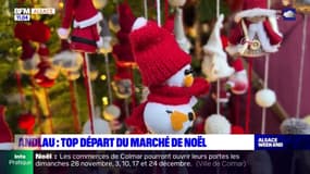 Bas-Rhin: le marché de noël a ouvert ses portes à Andlau