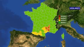 Trois départements sont placés en vigilance orange par Météo France. 