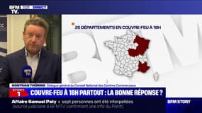 Pour Gontran Thüring (Conseil national des centres commerciaux), un couvre-feu national à 18h serait "très handicapant pour les commerces"