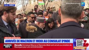 Marseille: Macron et Modi inaugurent le nouveau consulat