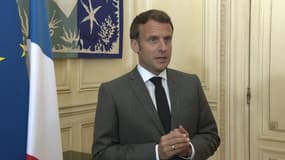 Emmanuel Macron le 23 avril 2020