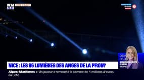 Nice: les 86 lumières des anges illuminent la promenade des Anglais