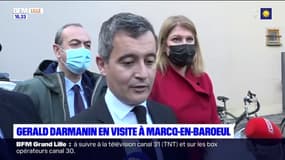 Nord: Gérald Darmanin en visite à Marcq-en-Barœul
