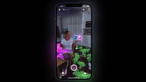 Un filtre Snapchat tirant profit du capteur LiDAR de l'iPhone 12 Pro