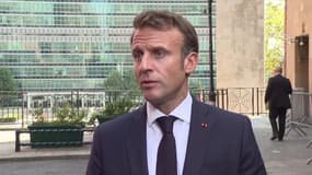 Emmanuel Macron à New York le 20 septembre 2022