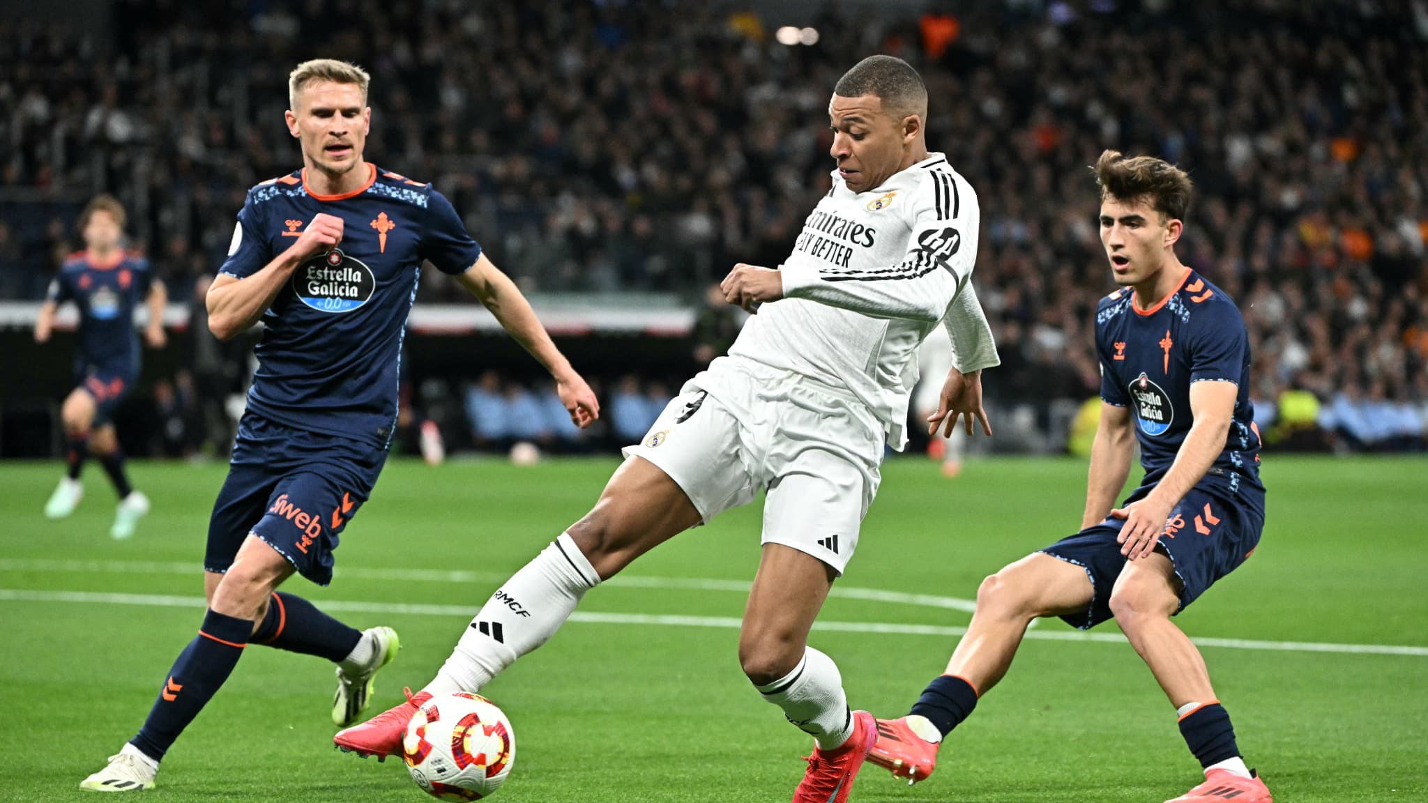 Kylian Mbappé face au Celta Vigo le 16 janvier 2025