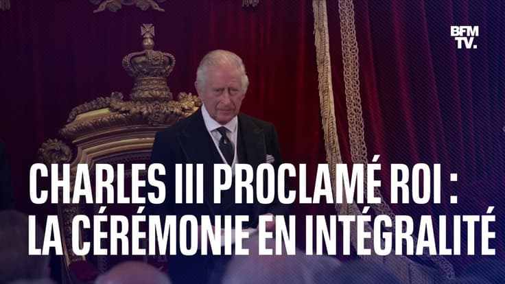 Charles III officiellement proclamé roi: le Conseil d'accession au trône en intégralité