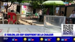 Toulon: les SDF souffrent des fortes chaleurs 