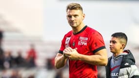 Dan Biggar avec le maillot du RC Toulon, le 23 novembre 2024