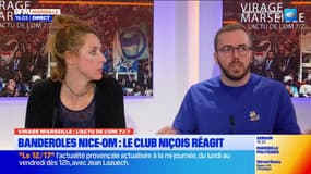 Nice-OM: le club azuréen réagit aux banderoles