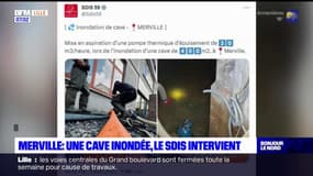 Nord: une cave inondée à Merville, le SDIS intervient