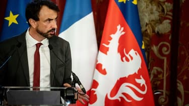 Grégory Doucet le 4 juillet 2020 à Lyon