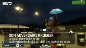 Des ébats sexuels perturbent un match de tennis