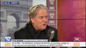 Steve Bannon est-il raciste  ? Sa réponse sur RMC et BFMTV
