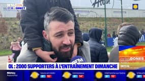 2.000 supporters de l'OL ont assisté à l'entraînement ce dimanche