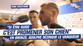 Mondiaux de para athlétisme : "Si être guide c'est promener son chien", médaillé de bronze Timothée Adolphe dézingue le vainqueur du 100M