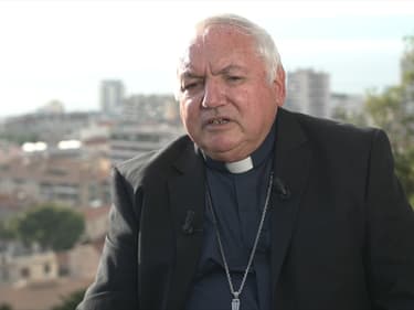 Jean-Marc Aveline, cardinal et archevêque de Marseille, invité de BFMTV, le 22 septembre 2023.