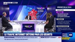 Le trafic internet détenu par les géants - 04/07