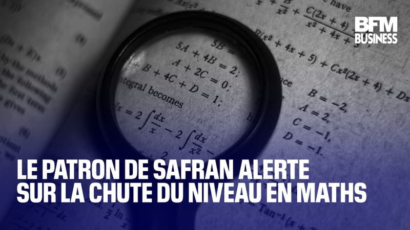 Le patron de Safran alerte sur la chute du niveau en maths
