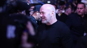 Dana White lors de l'UFC 286, le 18 mars 2023 à Londres