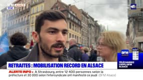 Grève du 23 mars: mobilisation record en Alsace