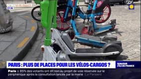 Paris: les places de stationnement pour trottinettes bientôt remplacées par des espaces pour les vélos-cargos?