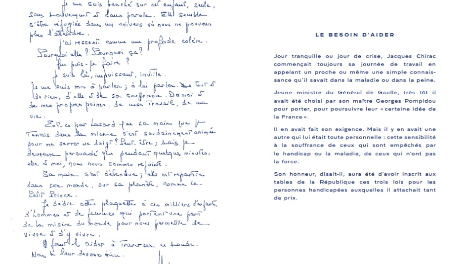 Hommage populaire à Jacques Chirac: voici le livret qui sera remis aux Français Hommage populaire à Jacques Chirac: voici le livret qui sera remis aux Français