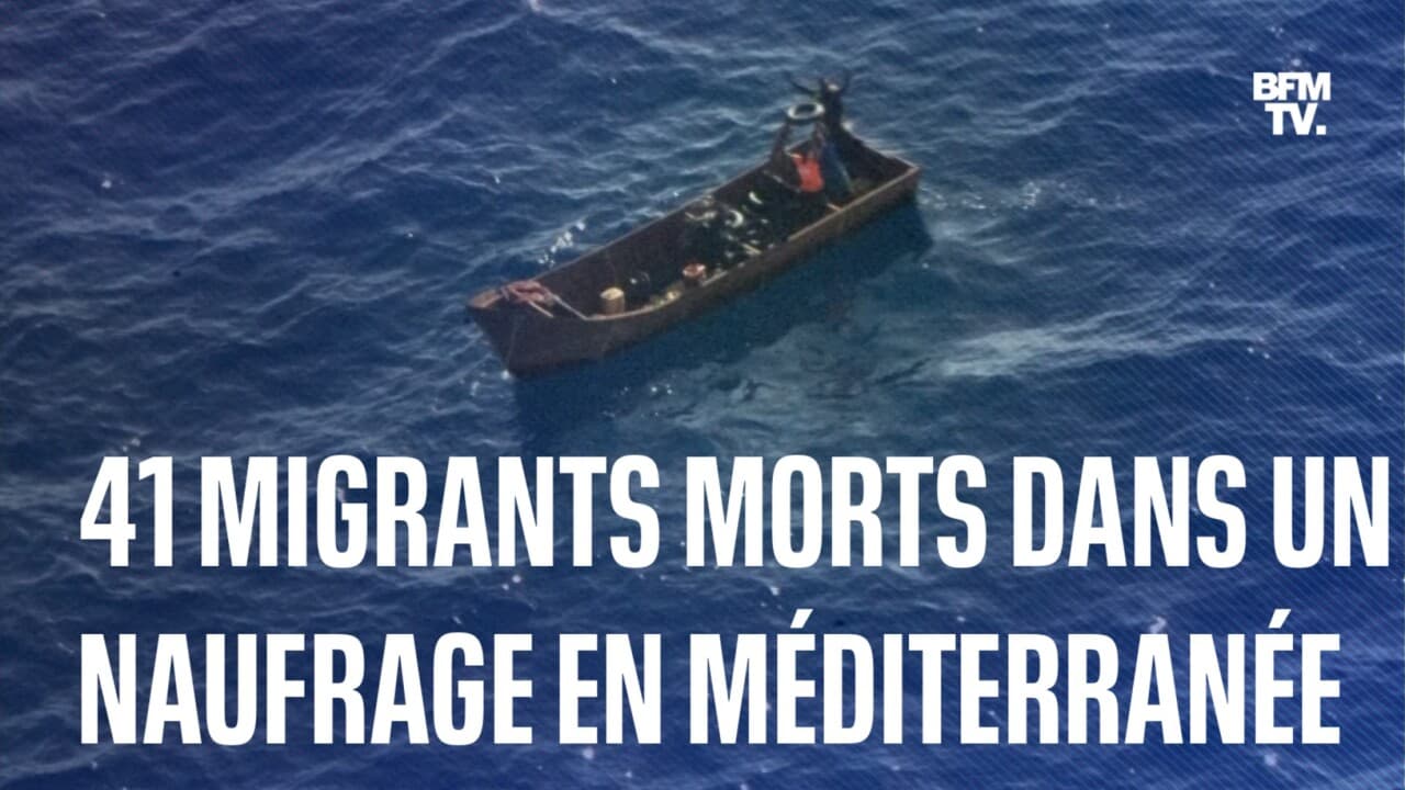 41 migrants sont morts dans un naufrage en mer Méditerranée