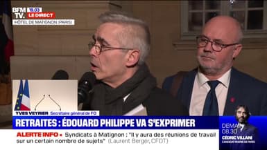 Retraites: pour Yves Veyrier (FO), "c'est au gouvernement d'appuyer sur le bouton stop"