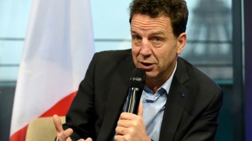 Le président du Medef, Geoffroy Roux de Bezieux, lors d'une conférence de presse à Paris, le 5 février 2019