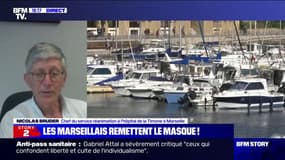 Nicolas Bruder, chef du service réanimation à Marseille: "Il n'y a pas eu de forme grave chez les patients vaccinés" 
