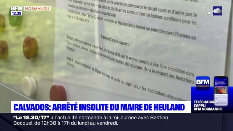 Calvados: le maire d'Heuland prend un arrêté pour organiser la venue du père Noël