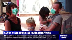 Les touristes sont rares en Catalogne à cause du coronavirus