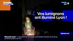 Fête des lumières: les lumignons aux fenêtres des Lyonnais