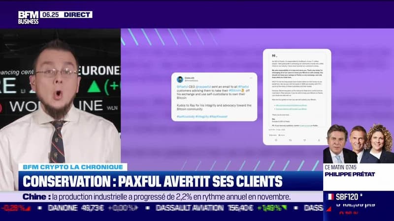 BFM Crypto : Conservation, Paxful avertit ses clients - 15/12