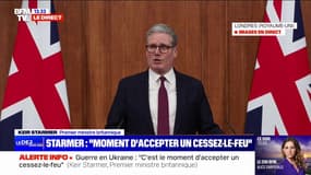 Guerre en Ukraine: "Le moment est venu de s'engager dans des discussions pour une paix durable", explique Keir Starmer, Premier ministre britannique