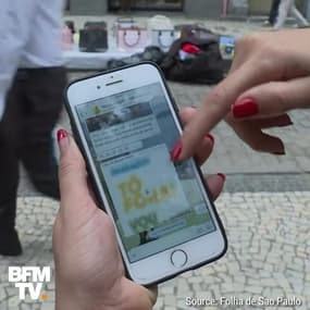 Au Brésil, la gauche accuse Jair Bolsonaro de diffuser de fausses informations sur WhatsApp