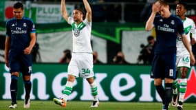 Le Suisse Ricardo Rodriguez, buteur contre le Real Madrid