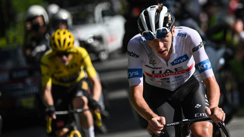 Tour de France : Pogacar et Vingegaard lors de la 14e étape le 15 juillet 2023