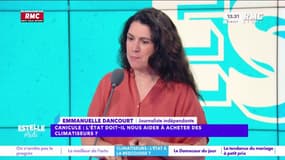 Canicule/Climatiseur : "Je mettrais des clims dans les hôpitaux, crèches, écoles", défend Emmanuelle Dancourt
