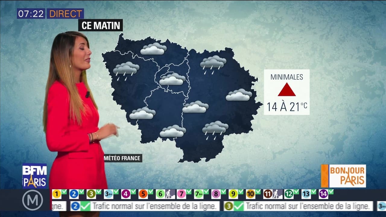 M t o Paris le De France Du 11 Juillet Une Matin e Grise Et Quelques
