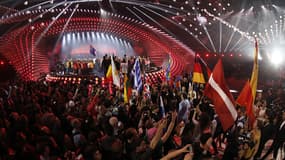 La scène du concours de l'Eurovision en 2015, à Vienne