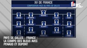 Pays de Galles – France : la compo des Bleus avec Penaud et Dupont