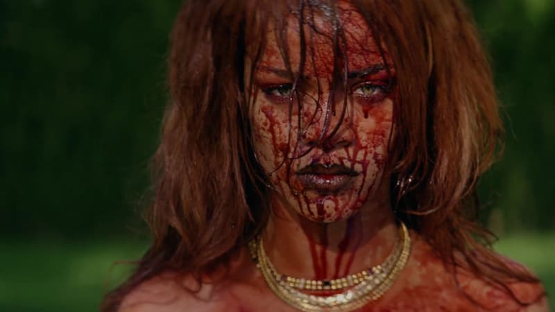 Rihanna, sanglante dans le clip BBHMM